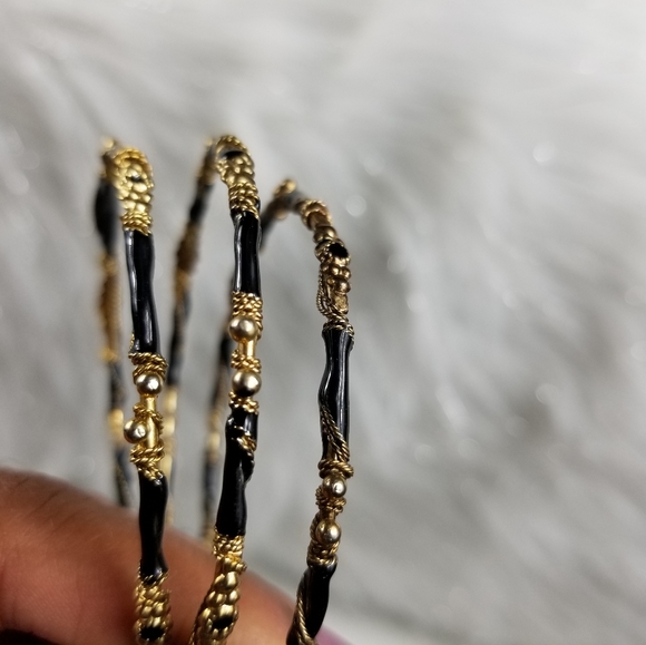 Set of 3 Light Metal Bracelet - Picture 2 of 3